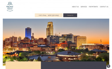 pacifichillsdental.com screenshot