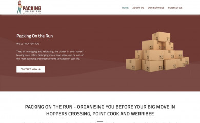 packingontherun.com.au screenshot