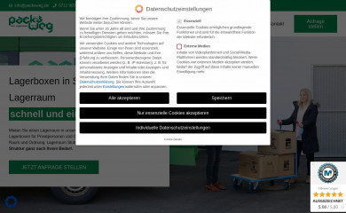 packsweg.de screenshot