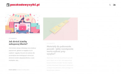 paczkadowysylki.pl screenshot