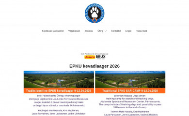 paastekoerad.ee screenshot