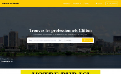 pagesjaunes.ci screenshot