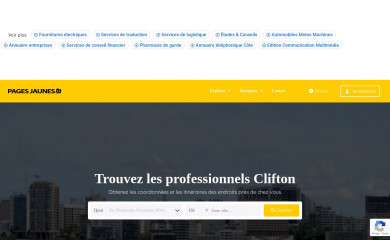 pagesjaunes.ci screenshot