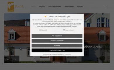 pada-projektentwicklung.de screenshot