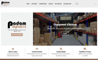 padam-papiers.fr screenshot