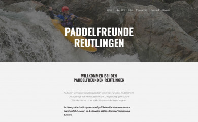 paddelfreunde-reutlingen.de screenshot