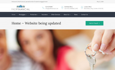 padfinancial.co.uk screenshot