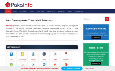 pakainfo.com screenshot