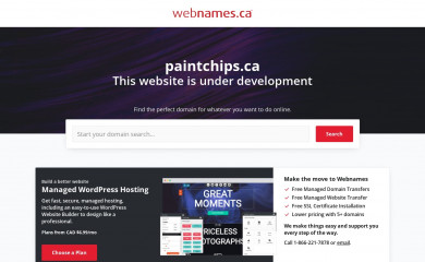 paintchips.ca screenshot
