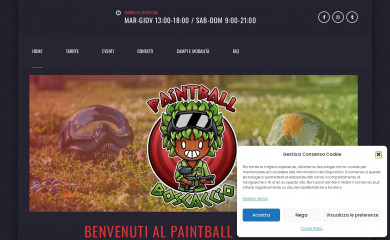 paintballboscaccio.it screenshot