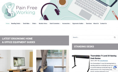 painfreeworking.com screenshot