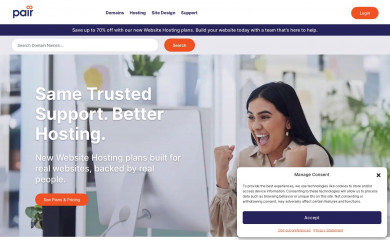 pair.com screenshot