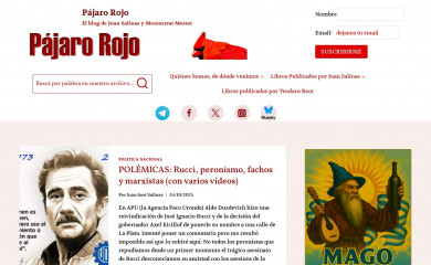 pajarorojo.com.ar screenshot