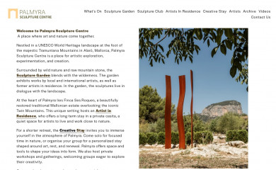 palmyrasculpturecentre.com screenshot