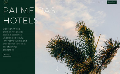 palmeirashotels.com screenshot