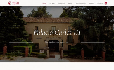 palaciocarlostercero.com screenshot