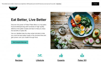 paleomenu.com screenshot