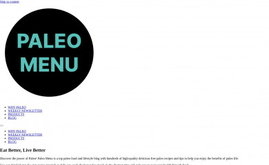 paleomenu.com screenshot