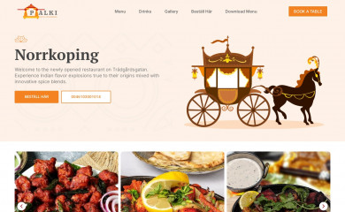 palkirestaurang.se screenshot