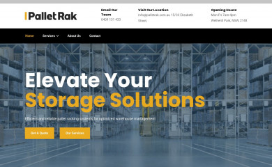 palletrak.com.au screenshot