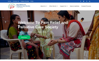 palliativecarepartners.in screenshot