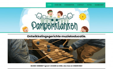 pamperklanken.be screenshot
