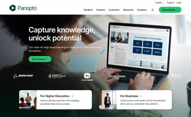 panopto.com screenshot