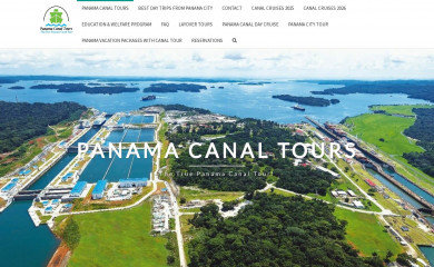 panamacanaltrips.com screenshot