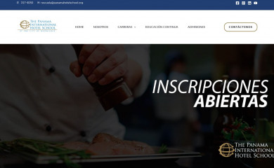 panamahotelschool.com screenshot