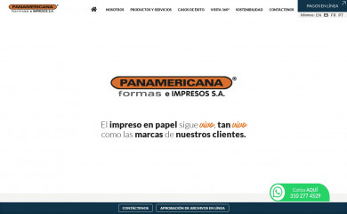 panamericanafei.com.co screenshot