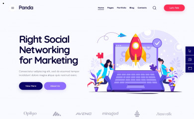 https://panda.axiomthemes.com screenshot