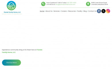 pandafamilyhome.com screenshot