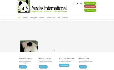 pandasinternational.org screenshot