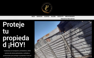panderetasconcepcion.cl screenshot
