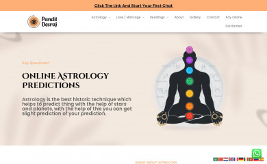 panditdesraj.com screenshot