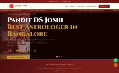 panditdsjoshi.in screenshot
