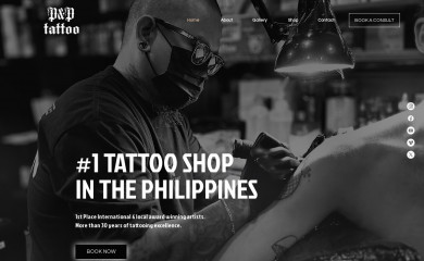 pandptattoo.com screenshot