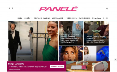 panele.lt screenshot