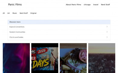 panicfilms.com screenshot