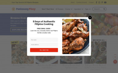 panlasangpinoy.com screenshot