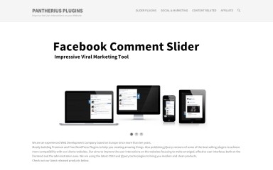 pantherius.com screenshot