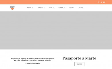 pasaporteamarte.com screenshot