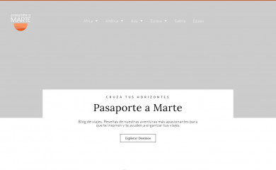 pasaporteamarte.com screenshot