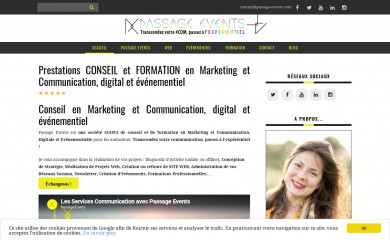 passage-events.com screenshot