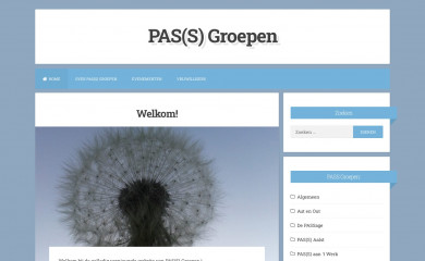 passgroepen.be screenshot