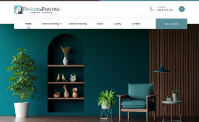 passion4painting.com.au screenshot