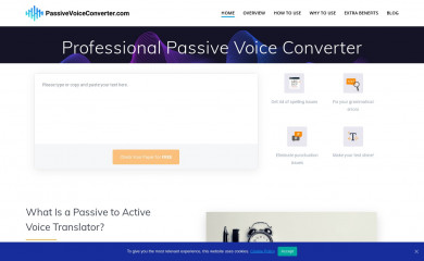 passivevoiceconverter.com screenshot