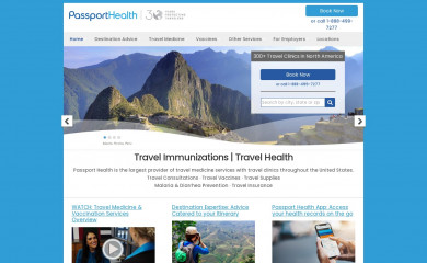passporthealthusa.com screenshot