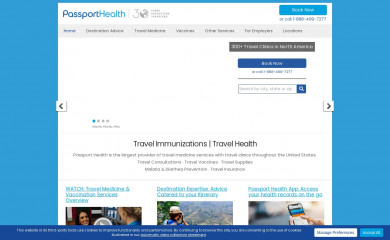 passporthealthusa.com screenshot