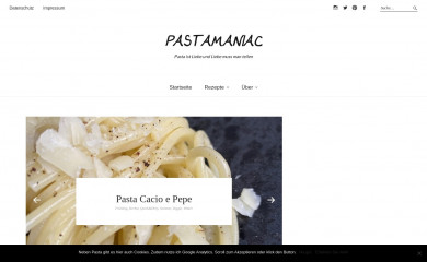 pastamaniac.de screenshot